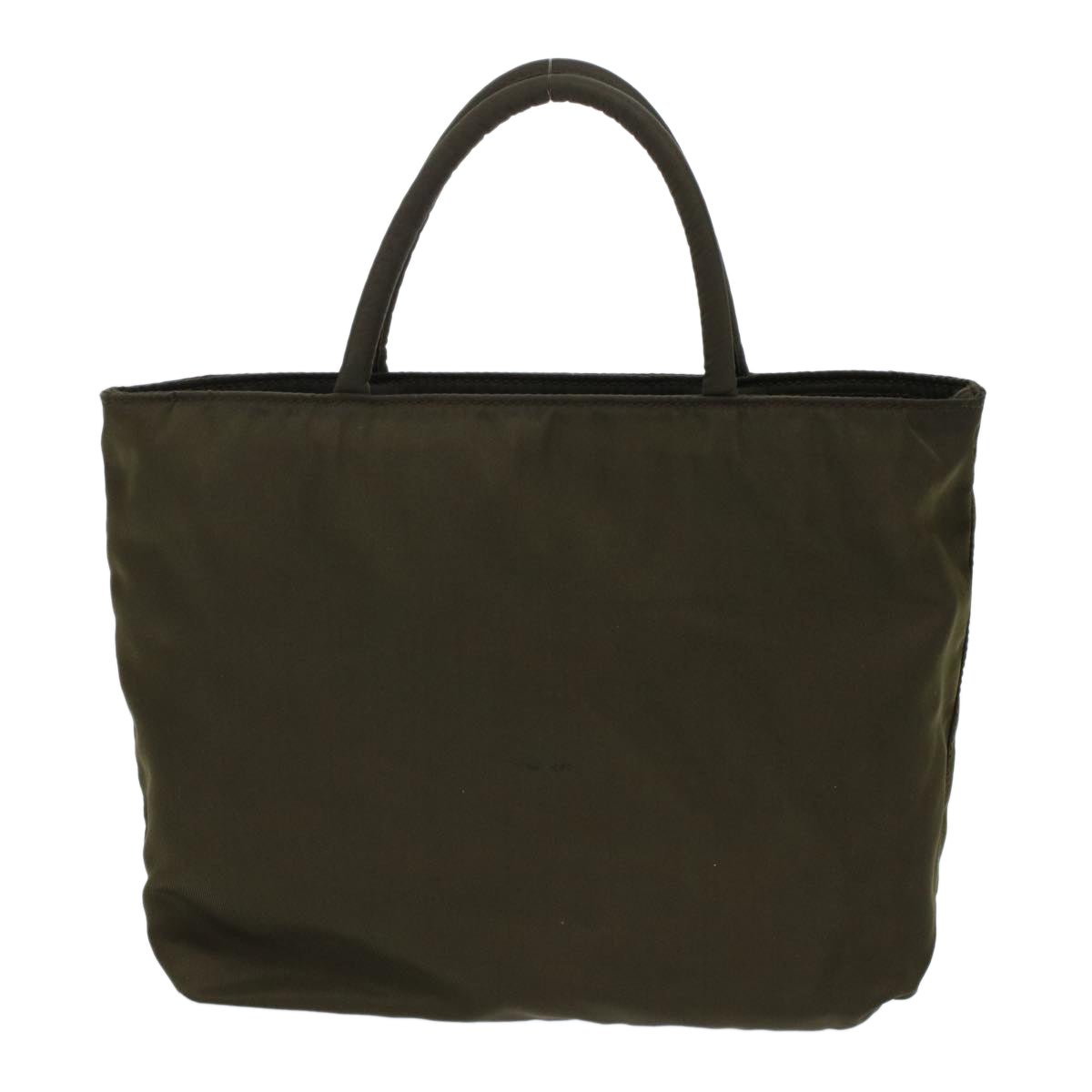 Prada Hand Bag Khaki Nylon Travel Bag Nylon Khaki Ep1187