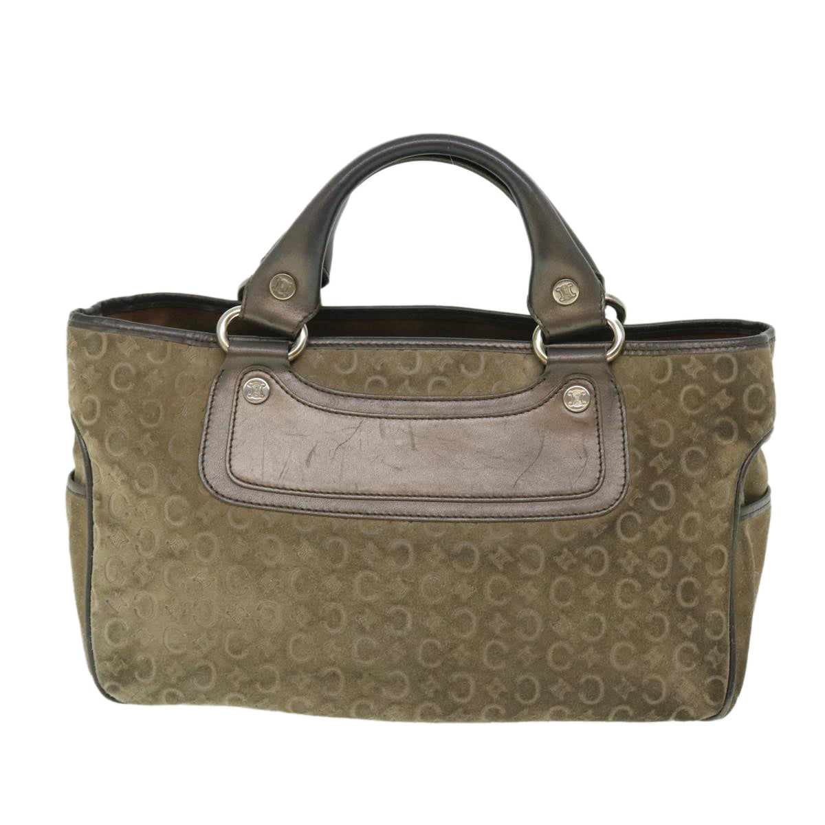 Luxury C Macadam Hand Bag Ep Canvas Brown Travel Bag