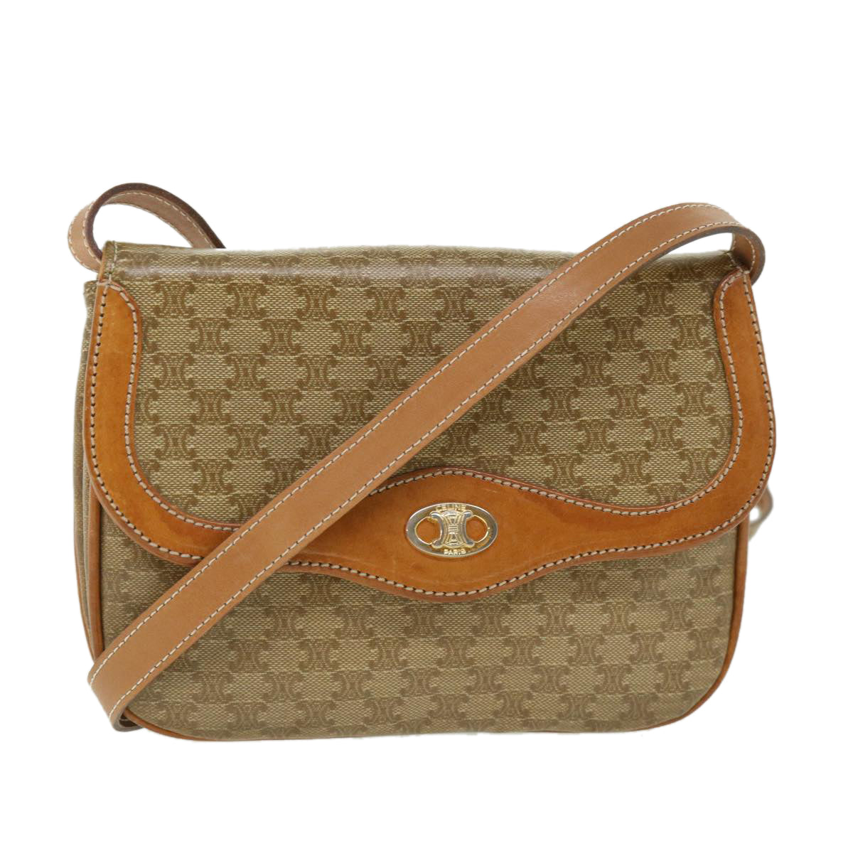Luxury Macadam Shoulder Bag Ep Canvas Beige