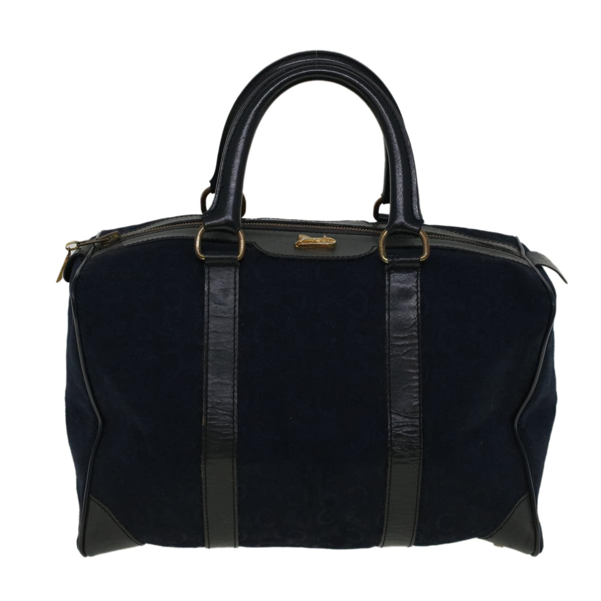 Luxury C Macadam Boston Bag Navy Ep Canvas Travel Bag