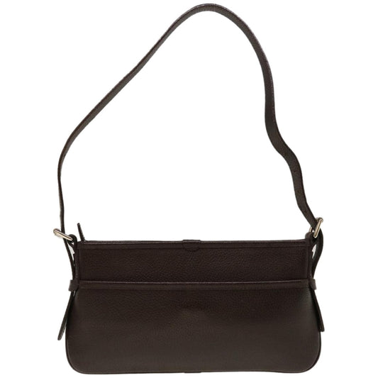 Burberry Luxury Shoulder Bag Auth Ep3221 Leather Brown