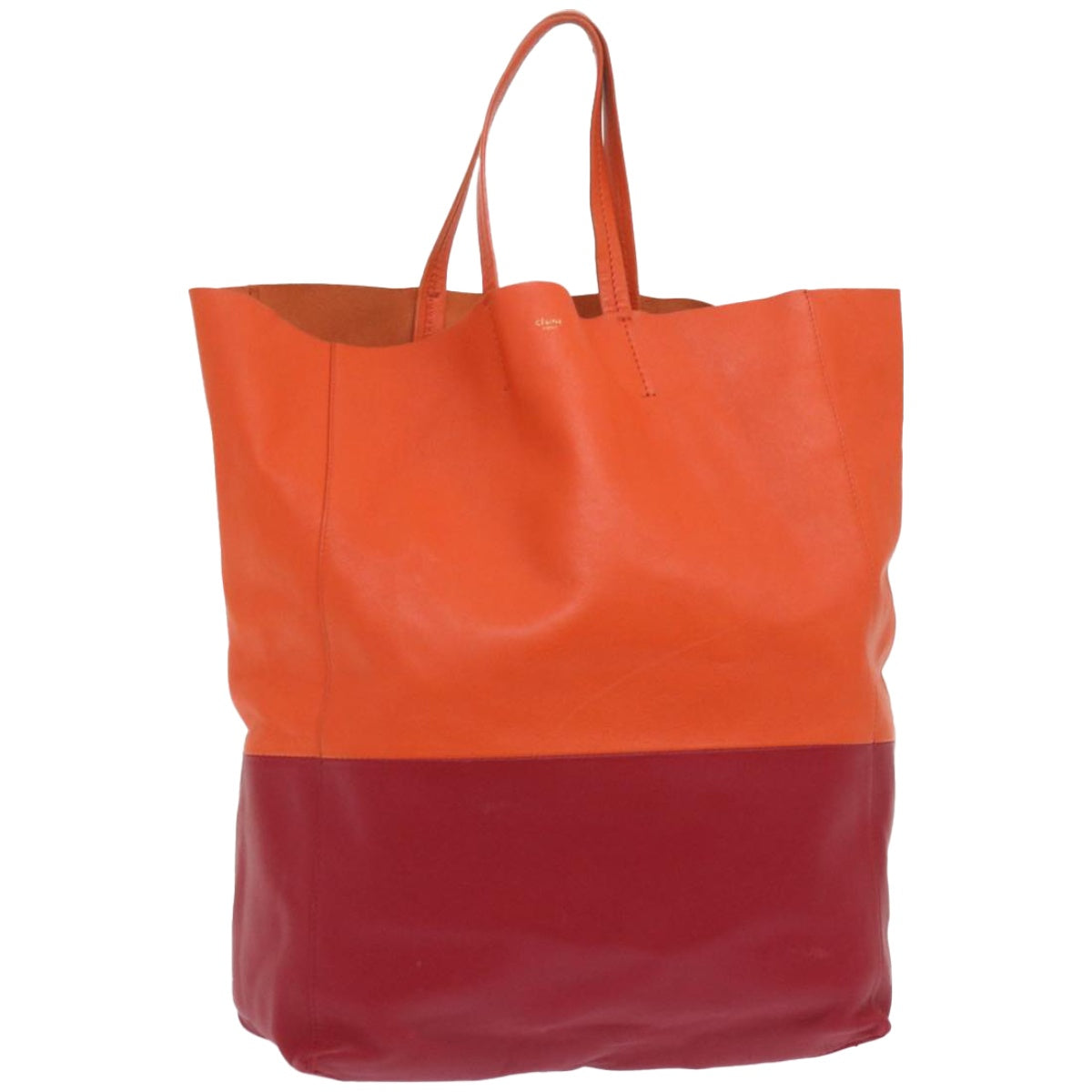 Luxury Hand Bag Orange Ep Leather Travel Bag