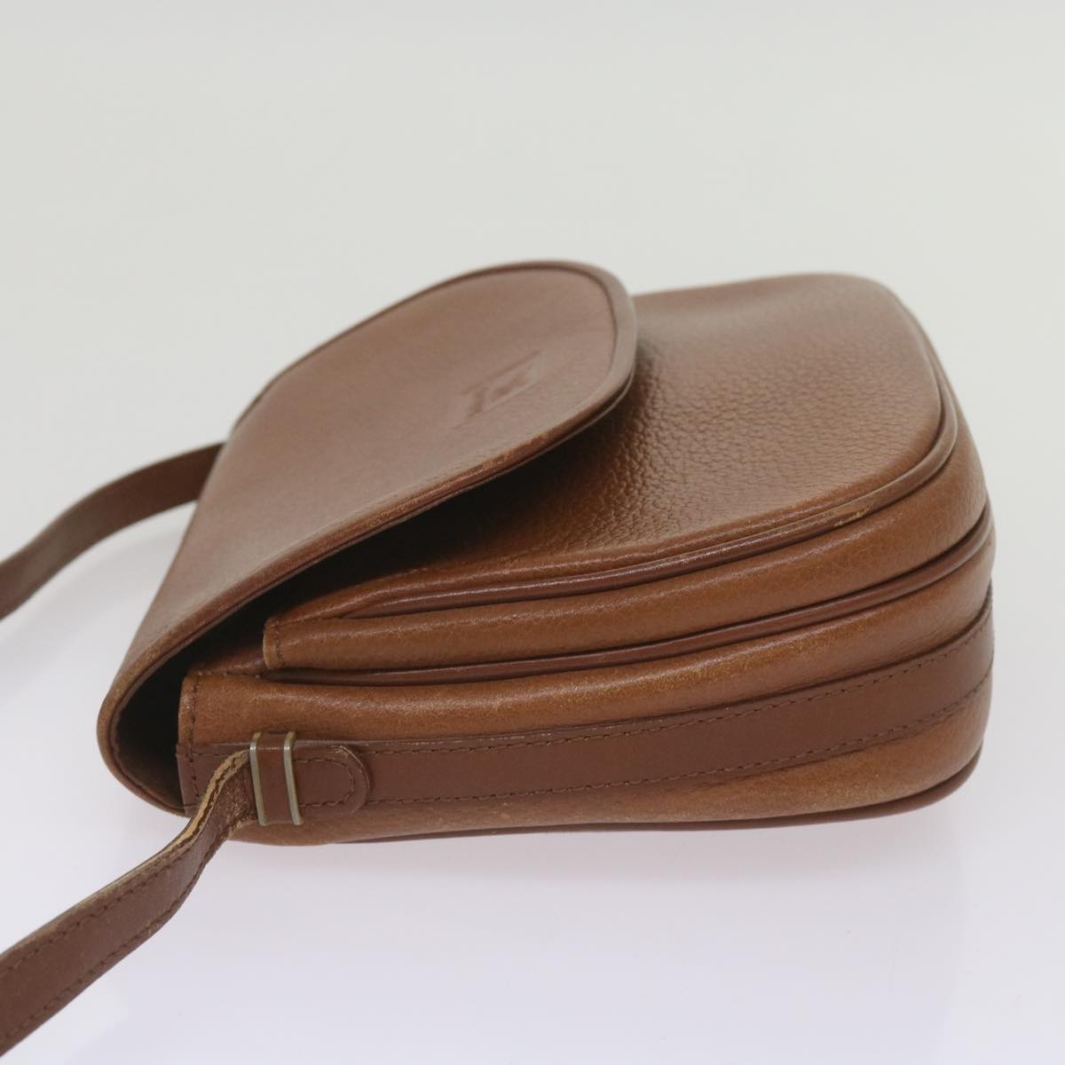 Burberry Luxury ss Shoulder Bag Auth Ep3582 Leather Brown