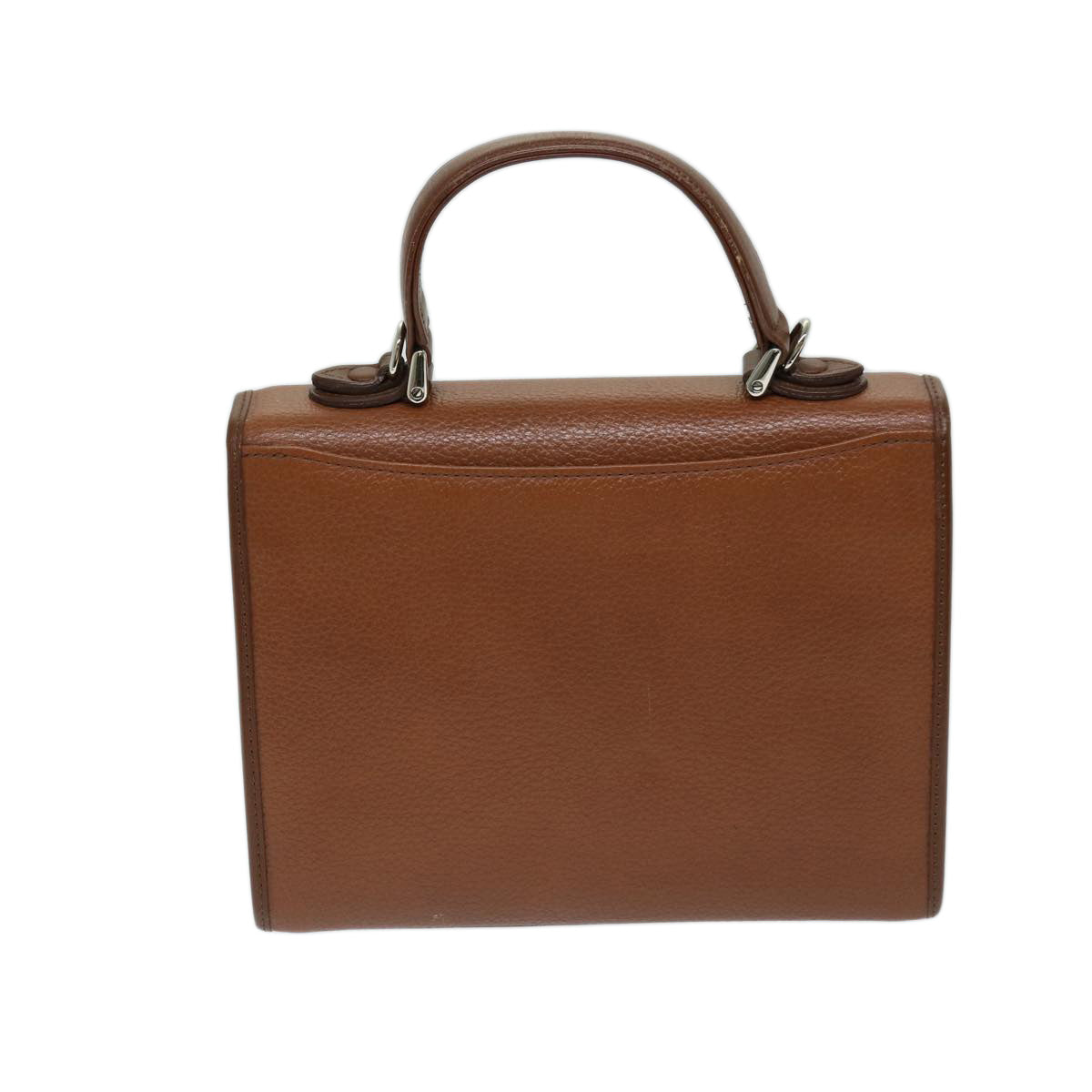 Burberry Luxury ss Hand Bag 2Way Auth Ep3762 Leather Brown Travel Bag
