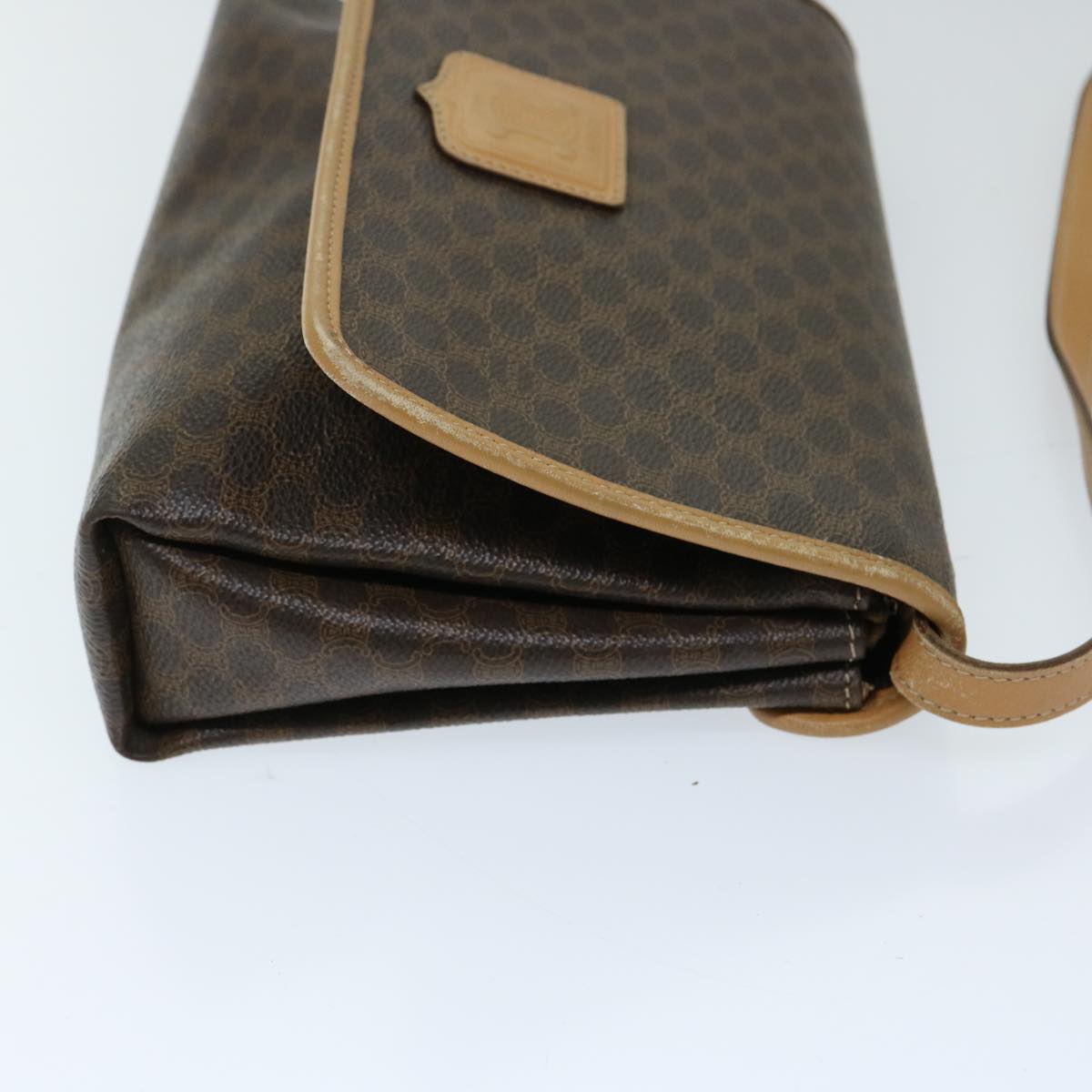 Luxury Macadam Shoulder Bag Pvc Ep Canvas Brown