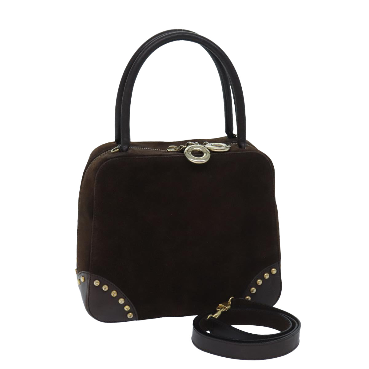 Luxury Hand Bag Way Ep Suede Brown Travel Bag