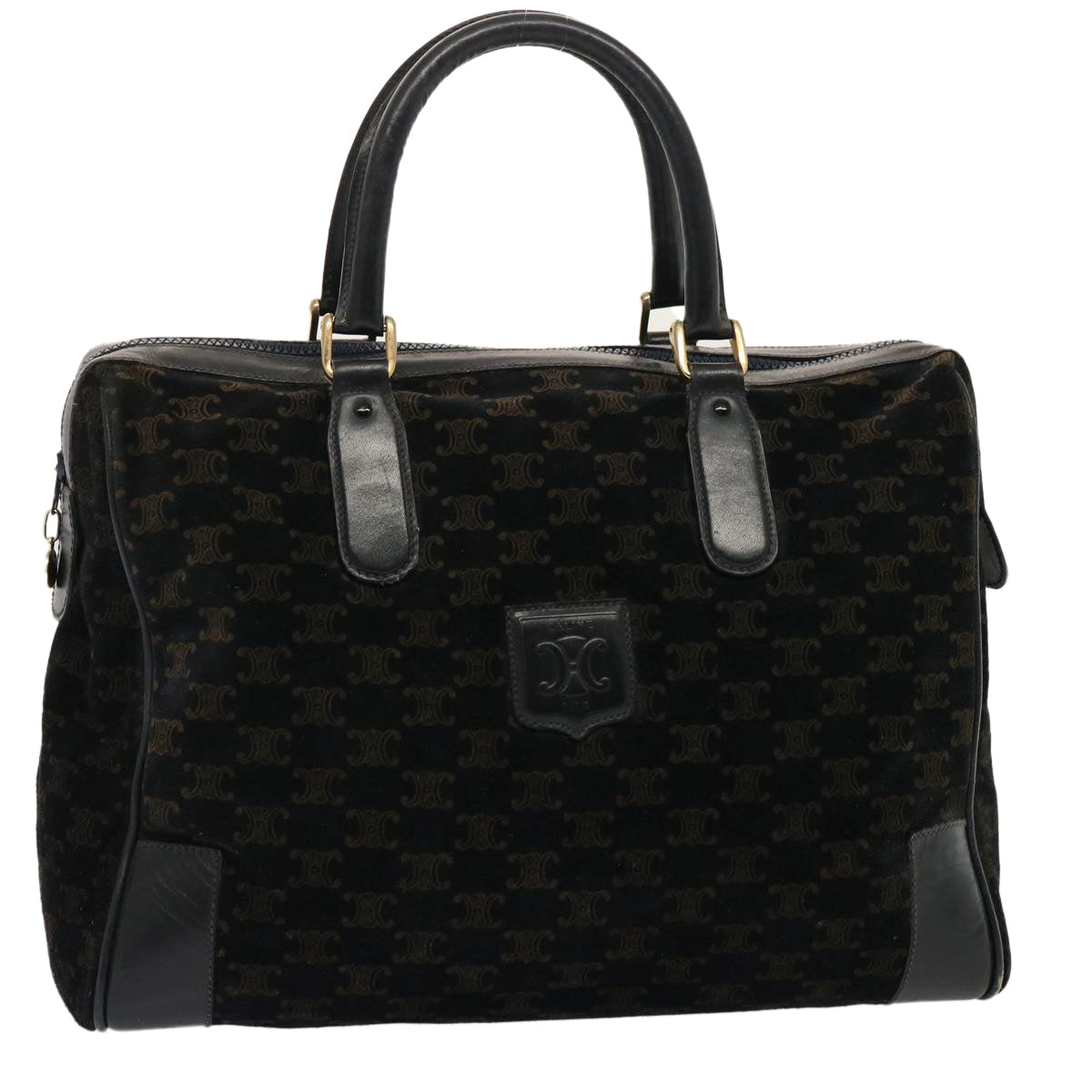 Luxury Macadam Boston Bag Ep Canvas Black Travel Bag