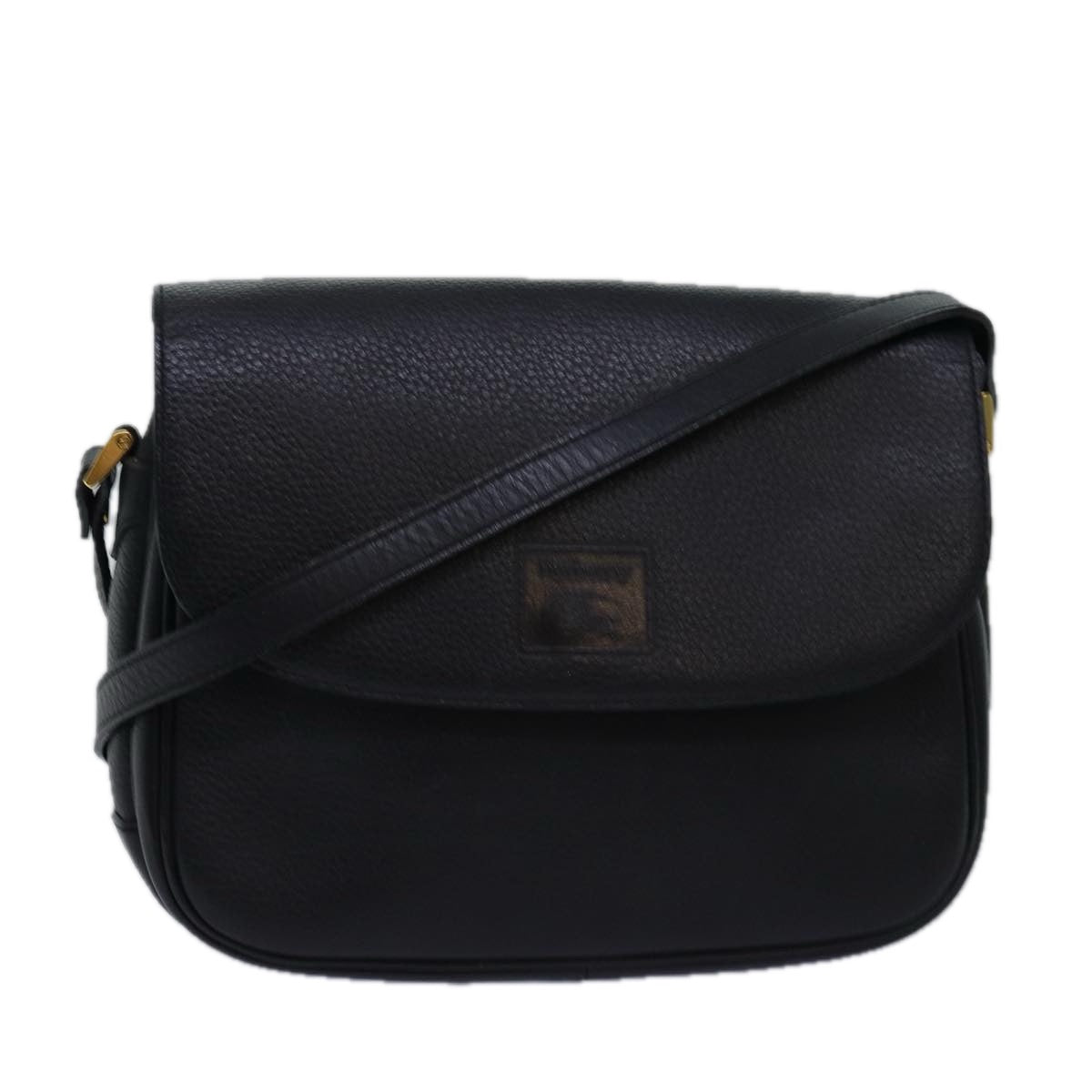 Burberry Luxury ss Shoulder Bag Auth Ep4503 Leather Black