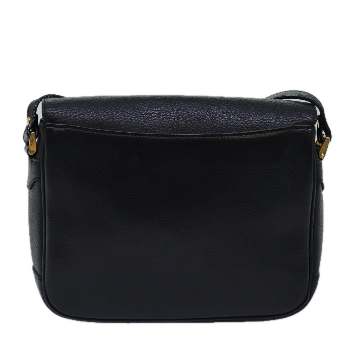 Burberry Luxury ss Shoulder Bag Auth Ep4503 Leather Black