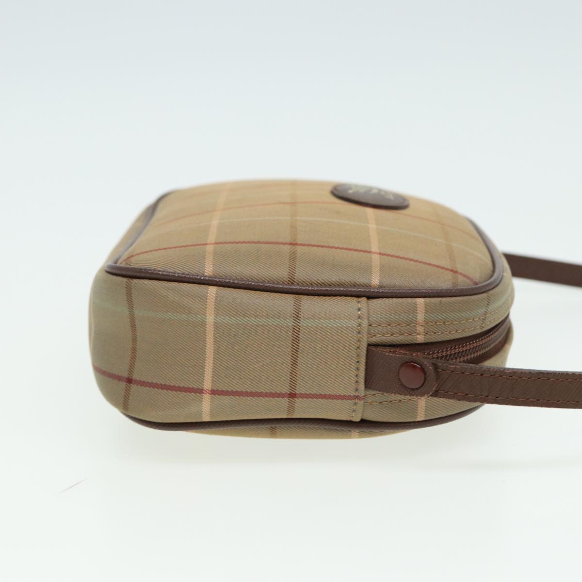 Burberry Luxury ss Nova Check Shoulder Bag Auth Ep4737 Canvas Beige
