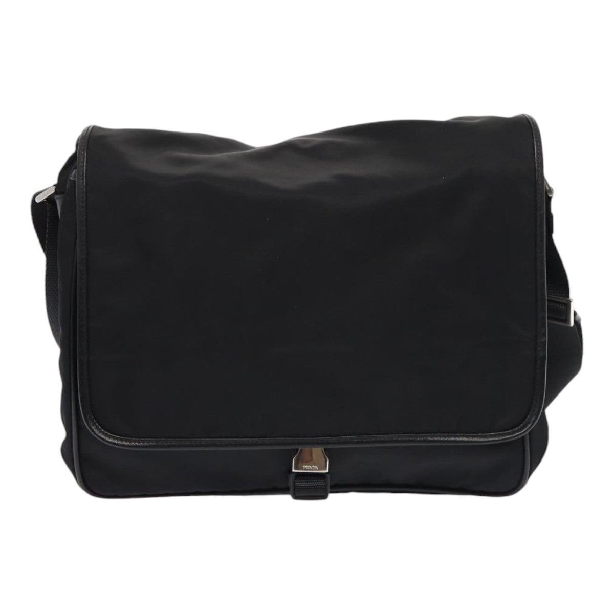 Prada Shoulder Bag Auth Nylon Black Black Auth Ep4902