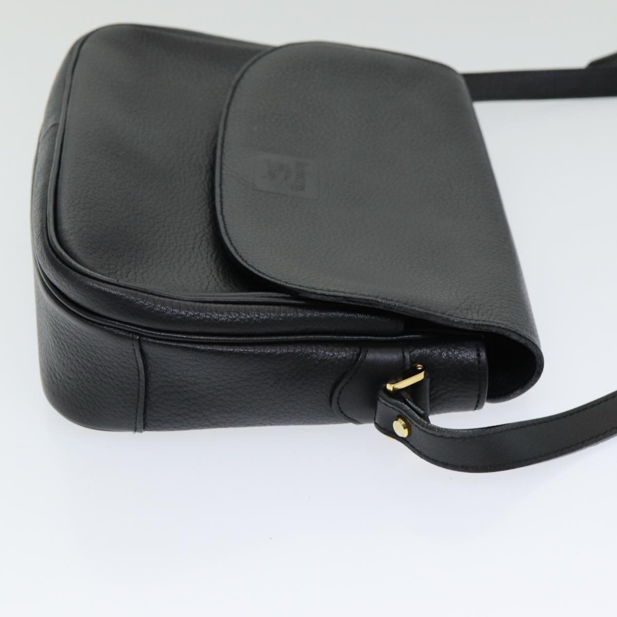 Burberry Luxury ss Shoulder Bag Auth Ep5024 Leather Black