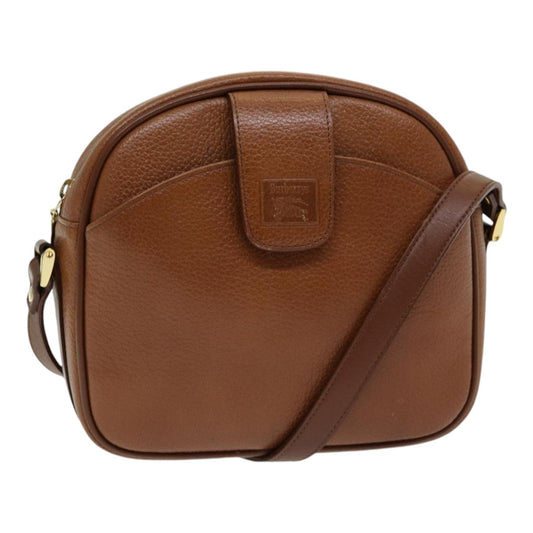 Burberry Luxury ss Shoulder Bag Auth Ep5049 Leather Brown