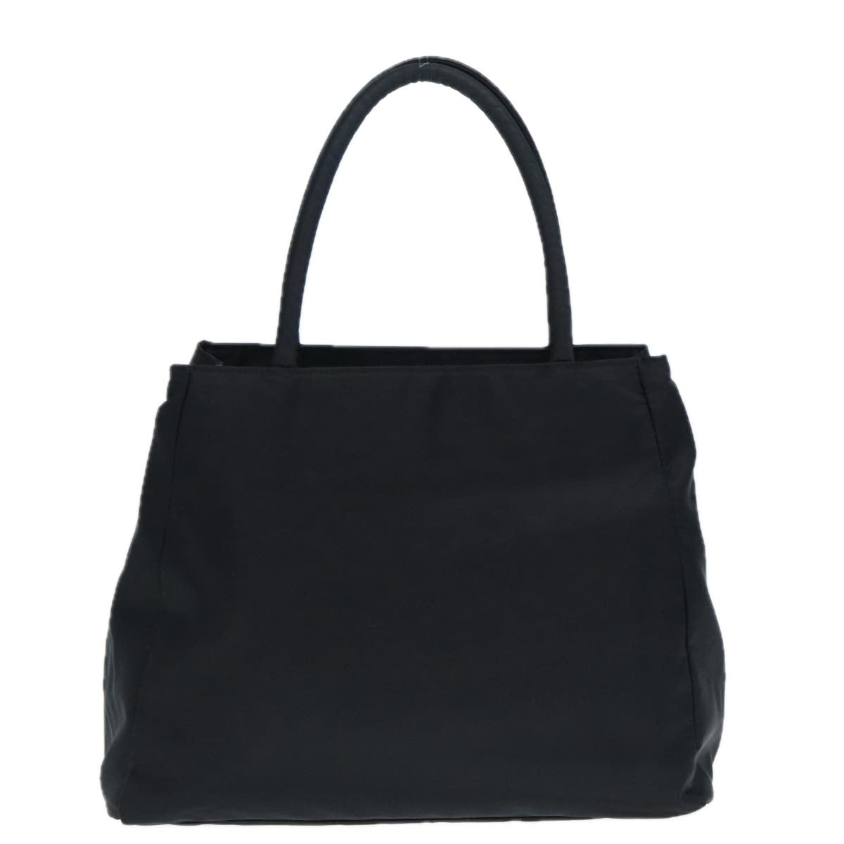 Prada Tote Bag Auth Nylon Black Silver Black Auth Ep5400