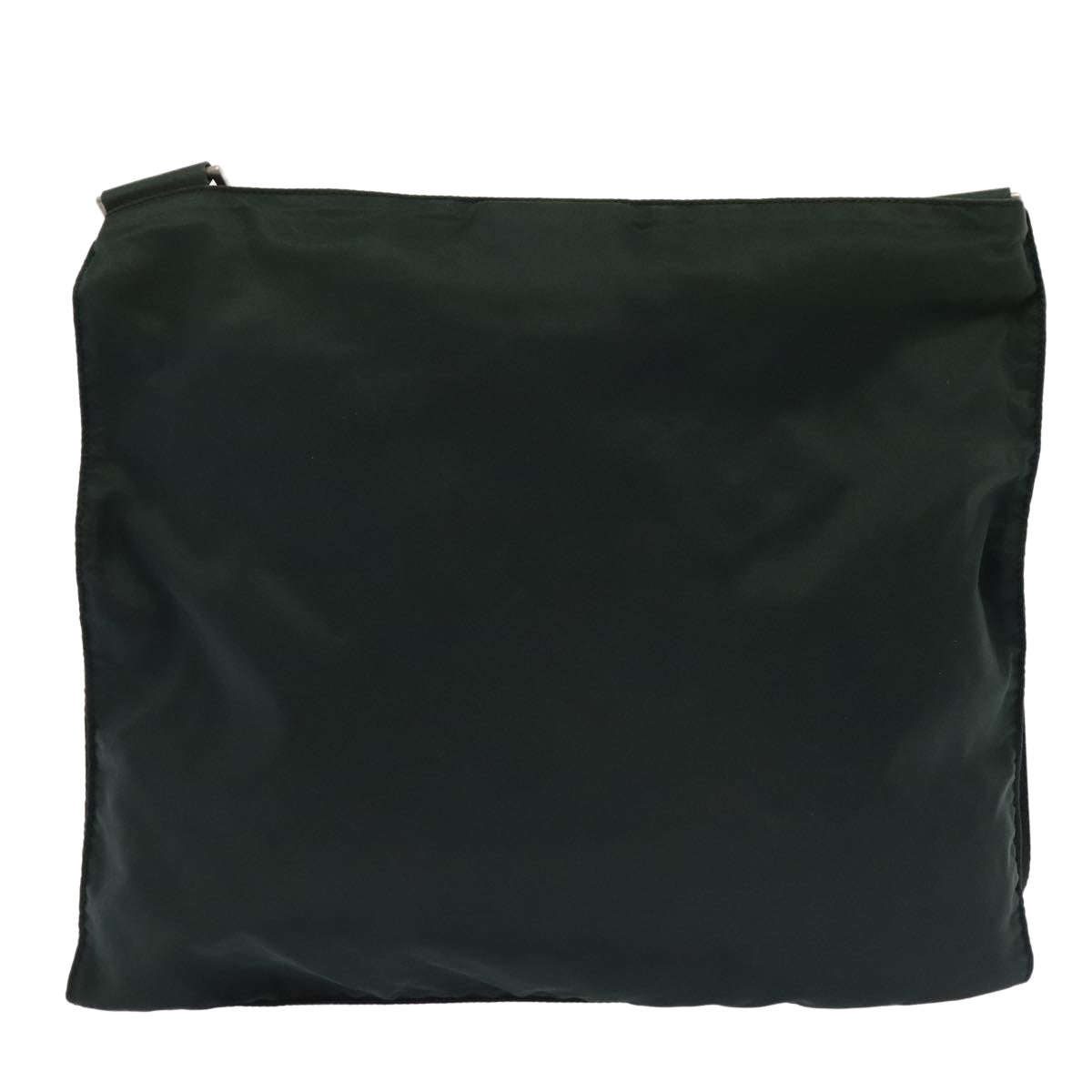 Prada Shoulder Bag Auth Nylon Green Silver Silver Auth Ep5529