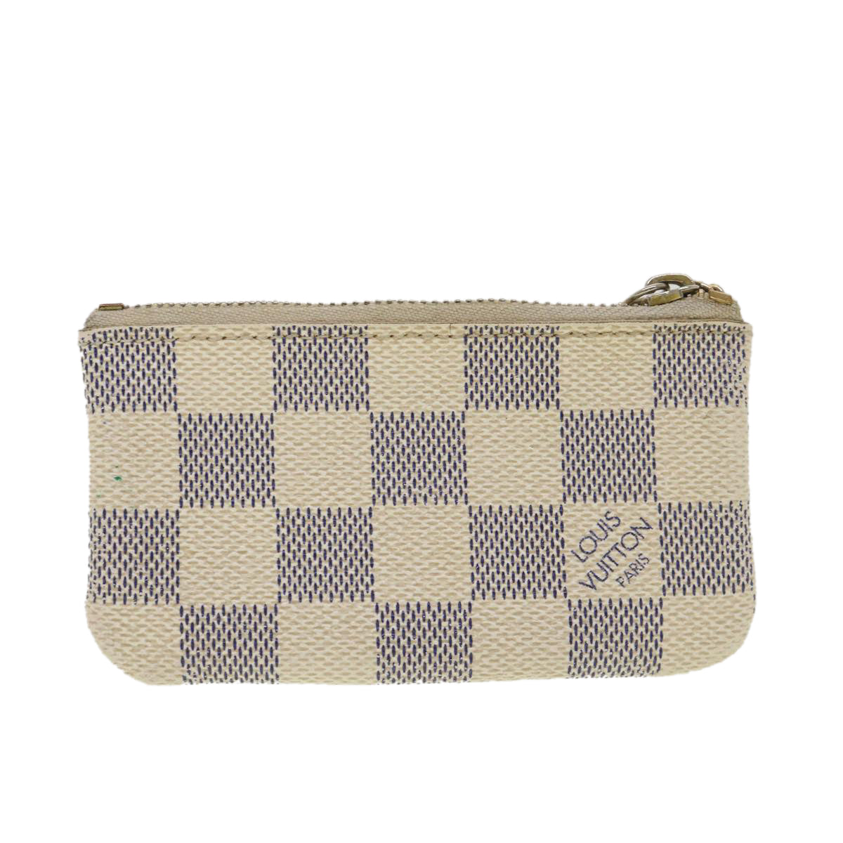 LOUIS VUITTON Damier Azur Pochette Cles Coin Purse N62659 LV ep780