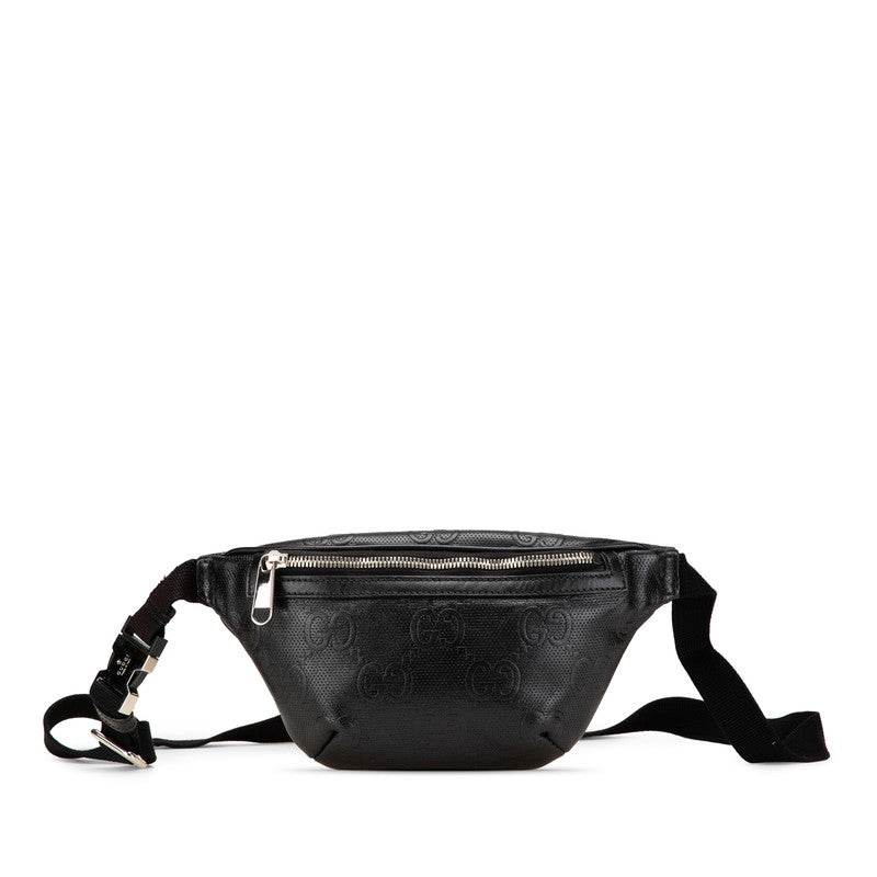 Gucci Embossed Belt Bag Leather Accessory U 2022
