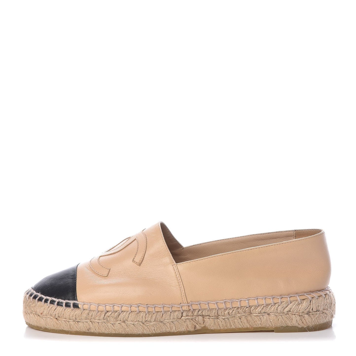 Chanel Leather Espadrilles Women Shoes