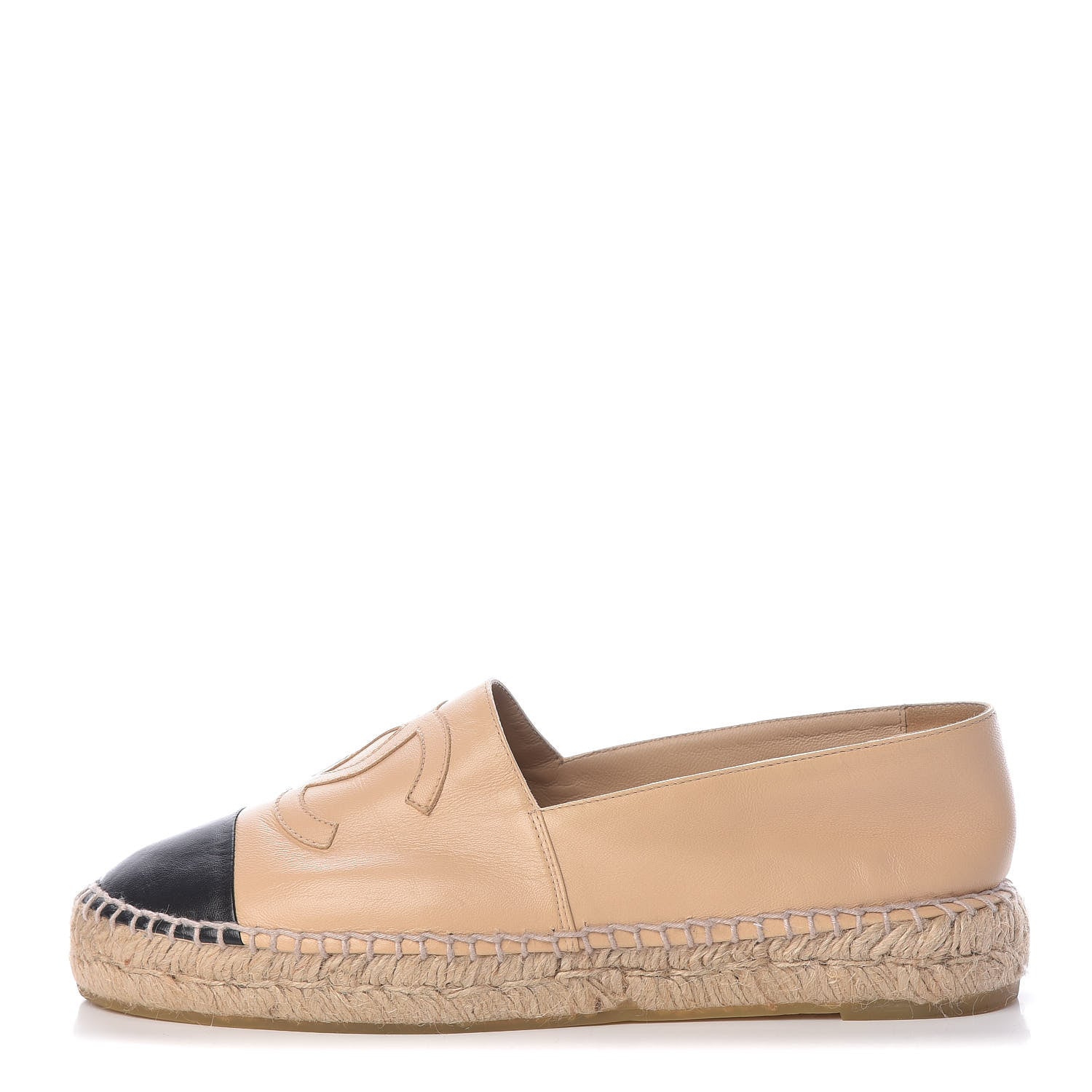 Chanel Leather Espadrilles Women Shoes