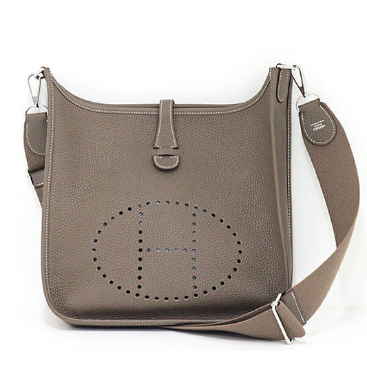Shoulder Bag Taurillon Clemence Etope Evelyn Pm