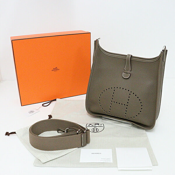 Shoulder Bag Taurillon Clemence Etope Evelyn Pm