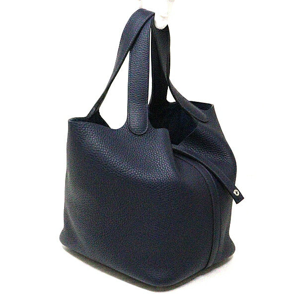 Hermes Handbag Taurillon Clemence Bruny Pico Lock Mm Tan Travel Bag