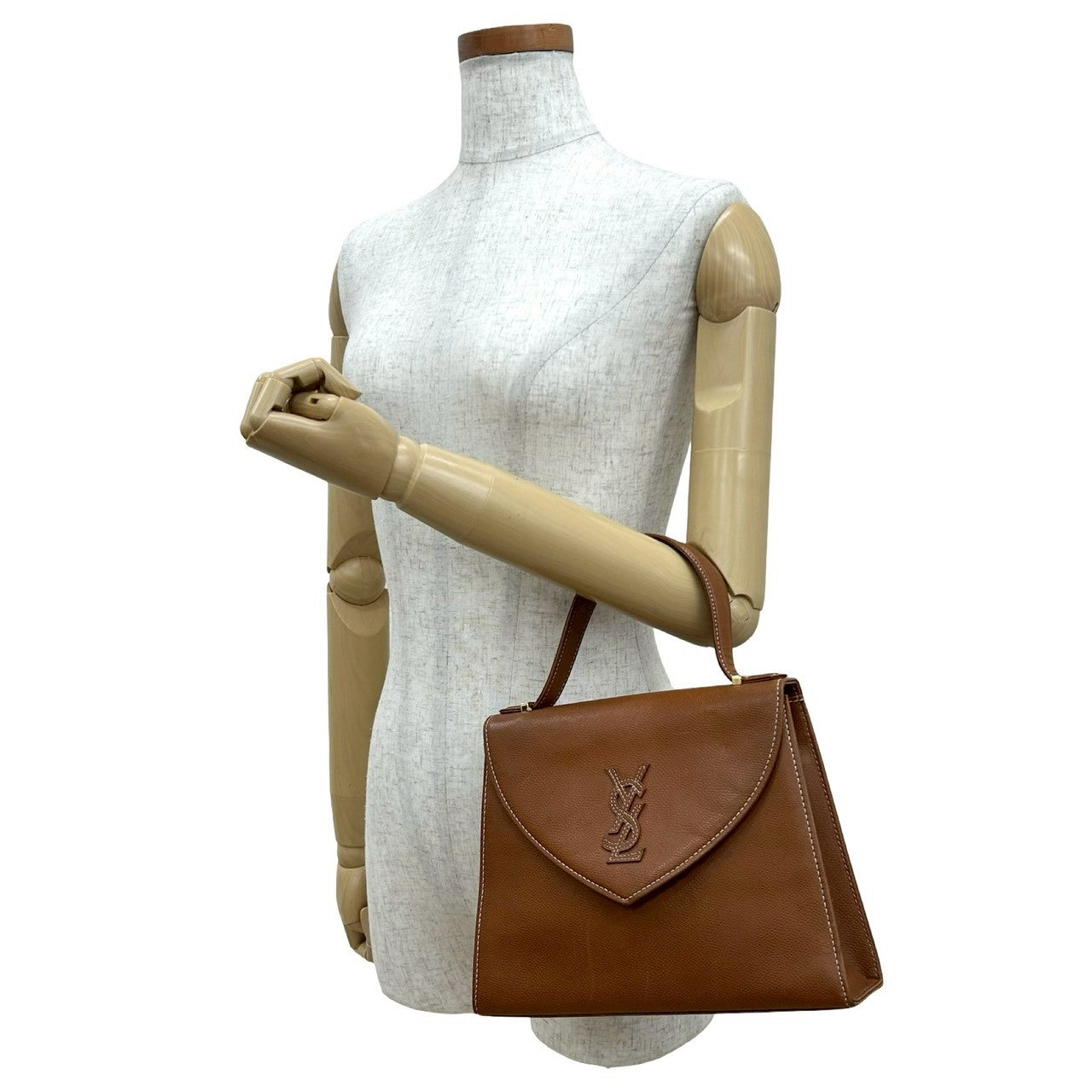 YSL Saint Laurent Yves Handbag Leather Travel Bag Leather Handbag 9
