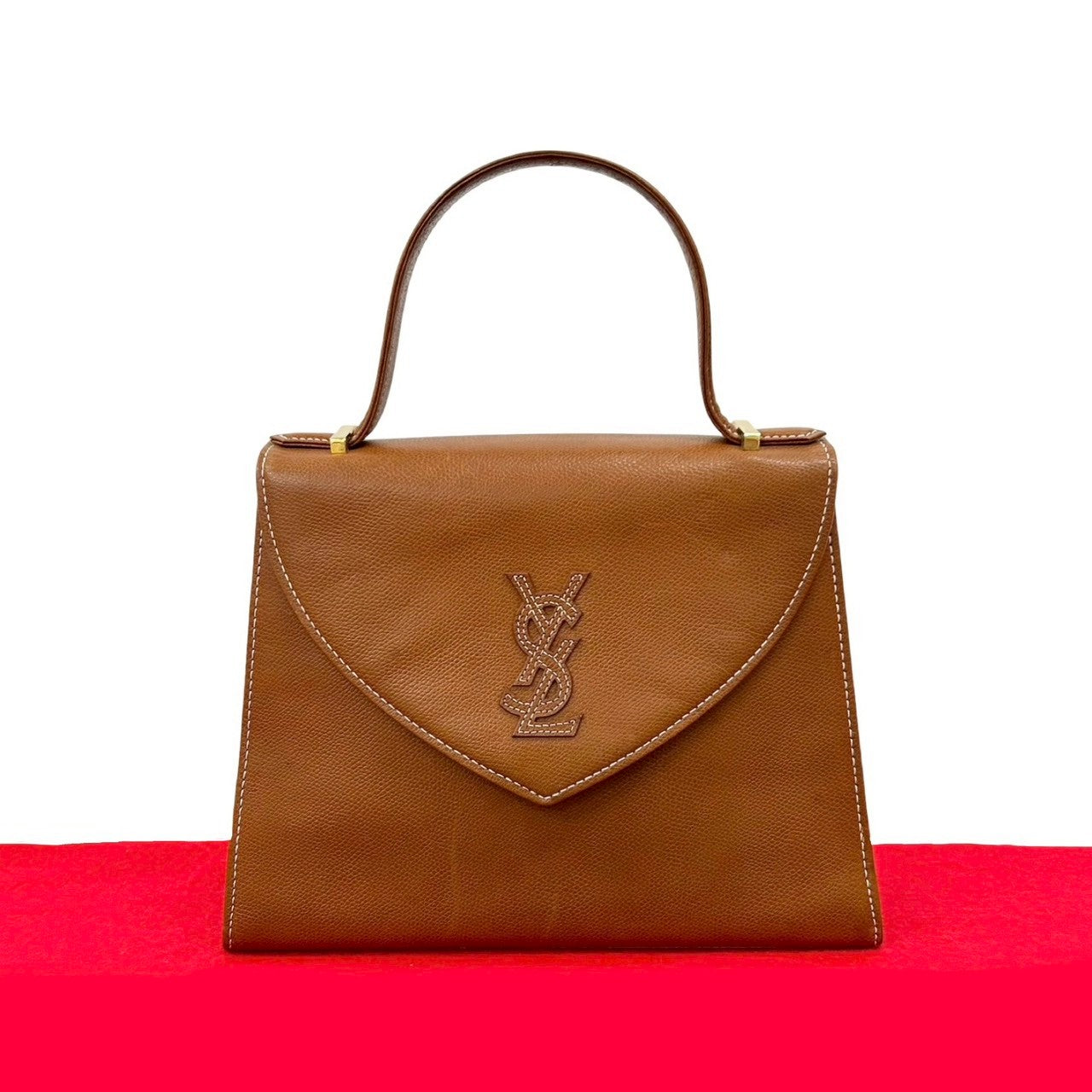 YSL Saint Laurent Yves Handbag Leather Travel Bag Leather Handbag 9