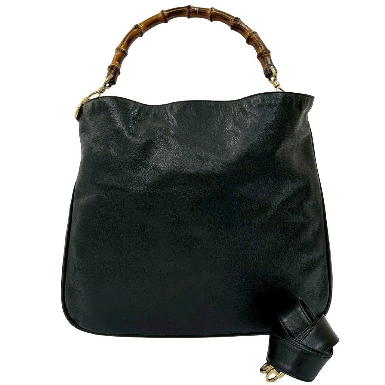 Gucci Bamboo 2Way Shoulder Bag Leather Bag 1