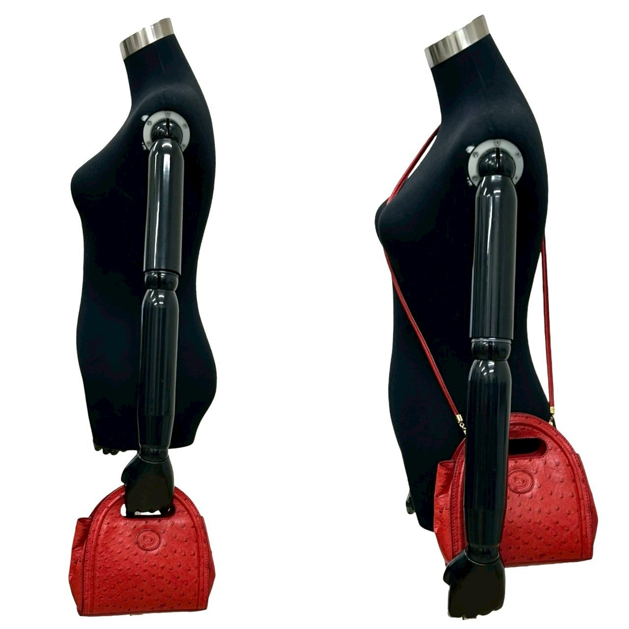 Gucci Old Ostrich 2Way Bag Travel Bag