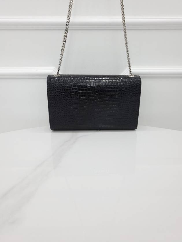 YSL Saint Laurent Saint Laurent Trending Crocodile Kate Tassel Bag Medium Chain Travel Bag