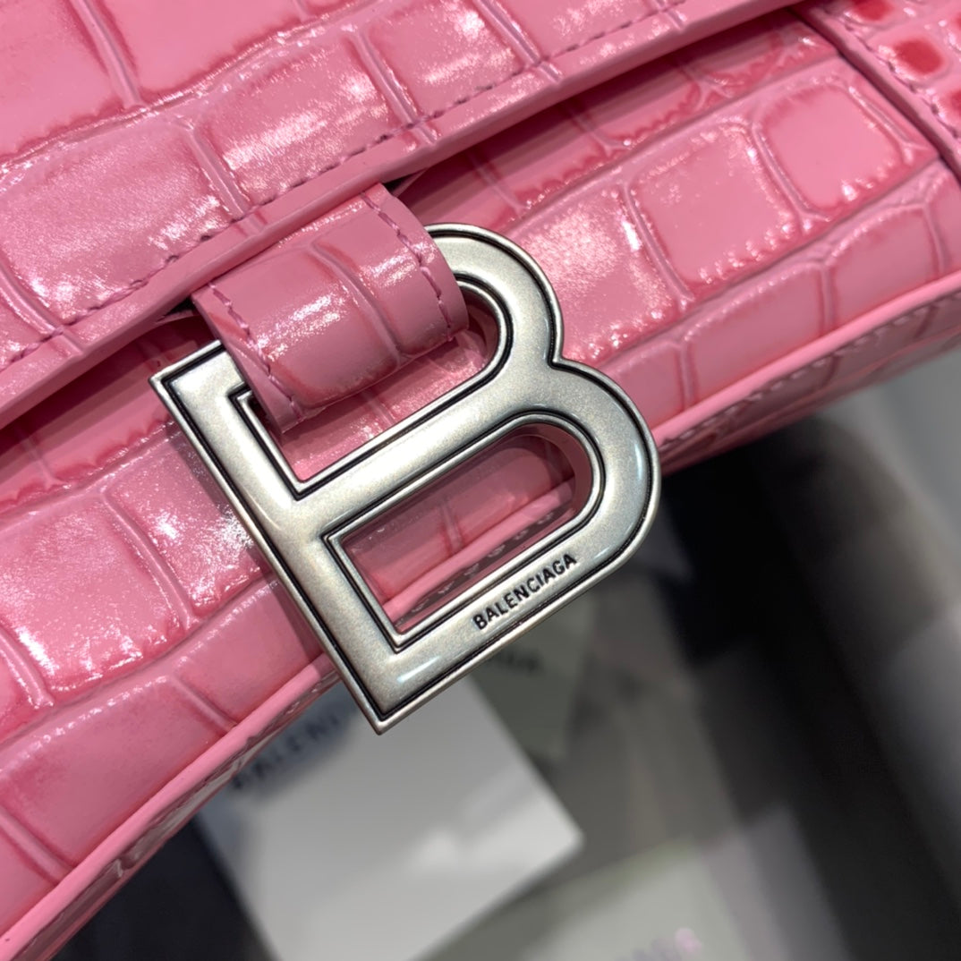 Top Quality Hourglass Handbag In Dark For Pink Small Travel Bag