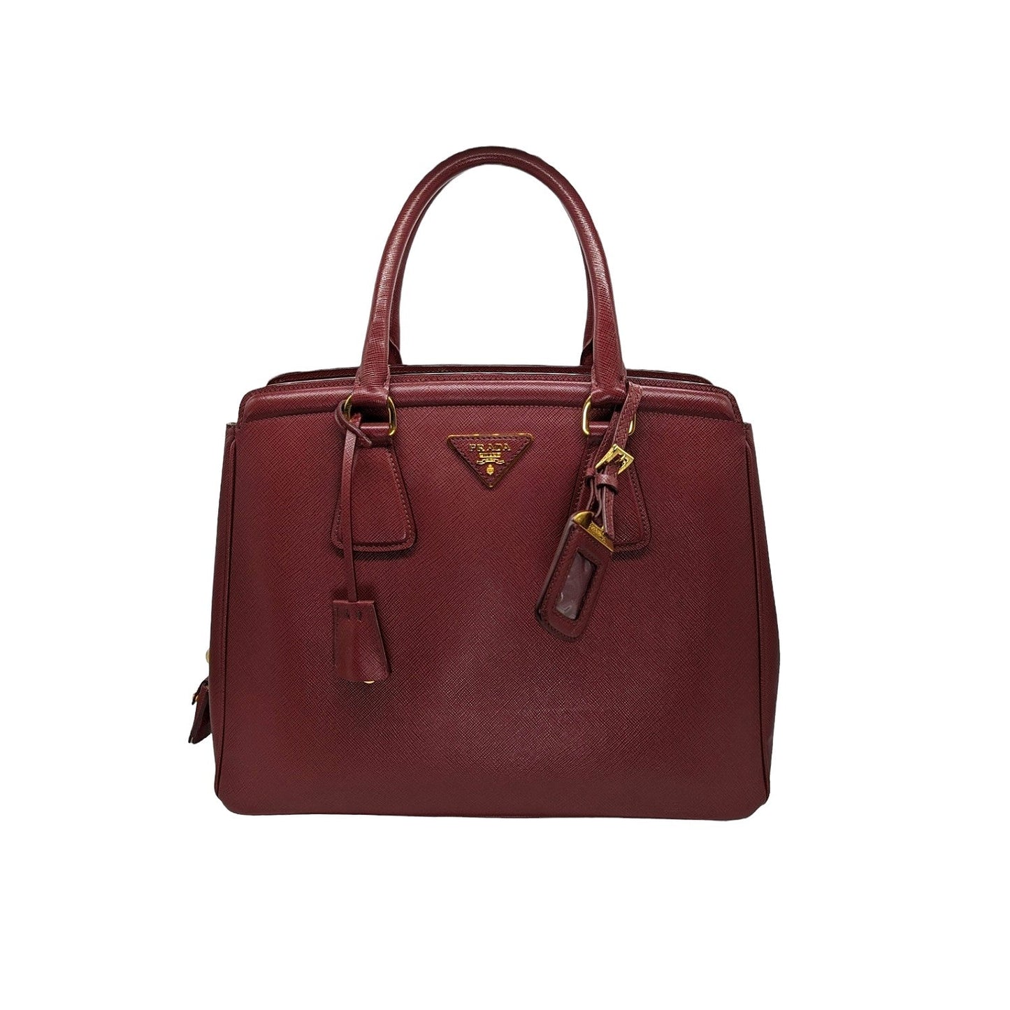 Prada Prada Cerise Saffiano Lux Tote Bn2412 Tote Bag