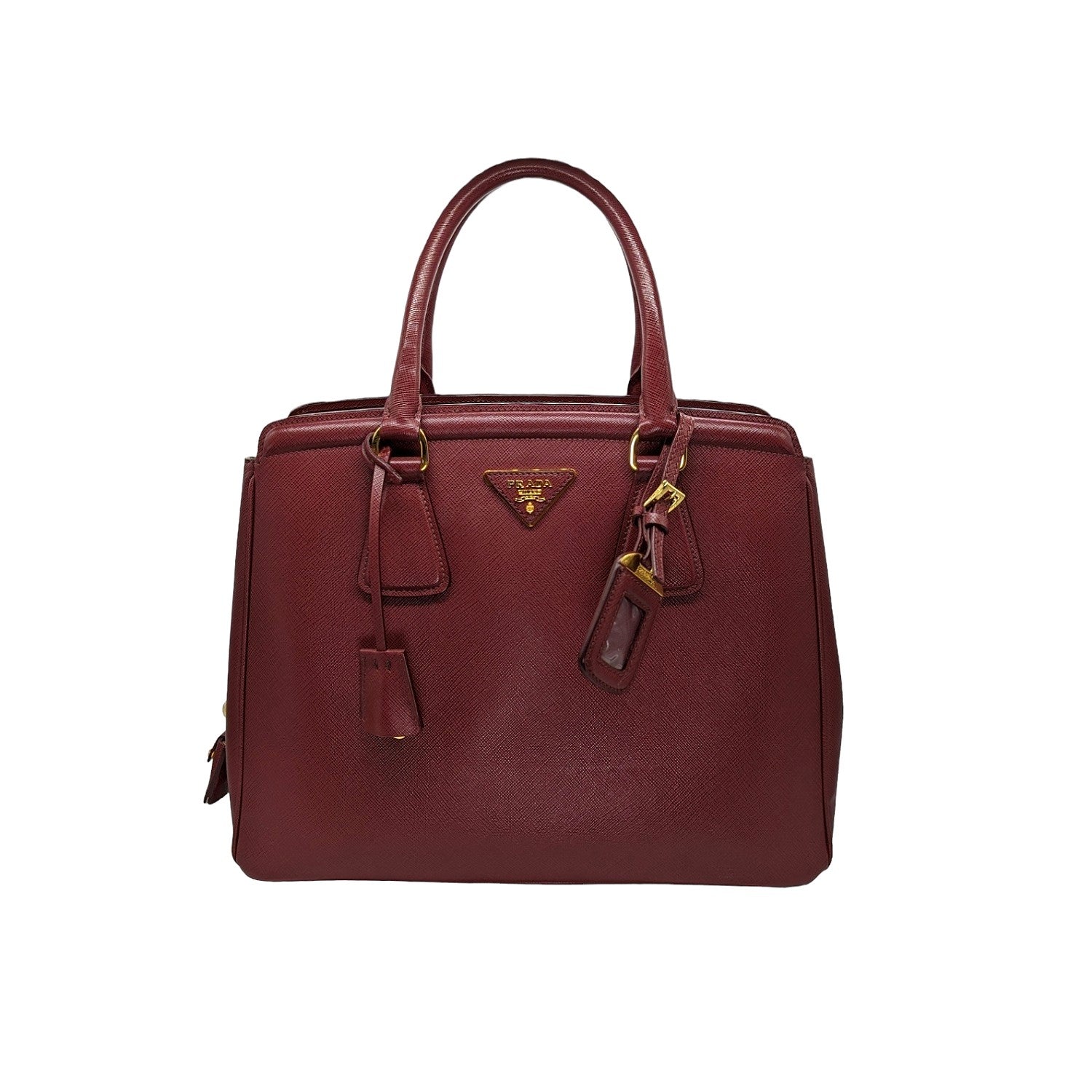 Prada Prada Cerise Saffiano Lux Tote Bn2412 Tote Bag