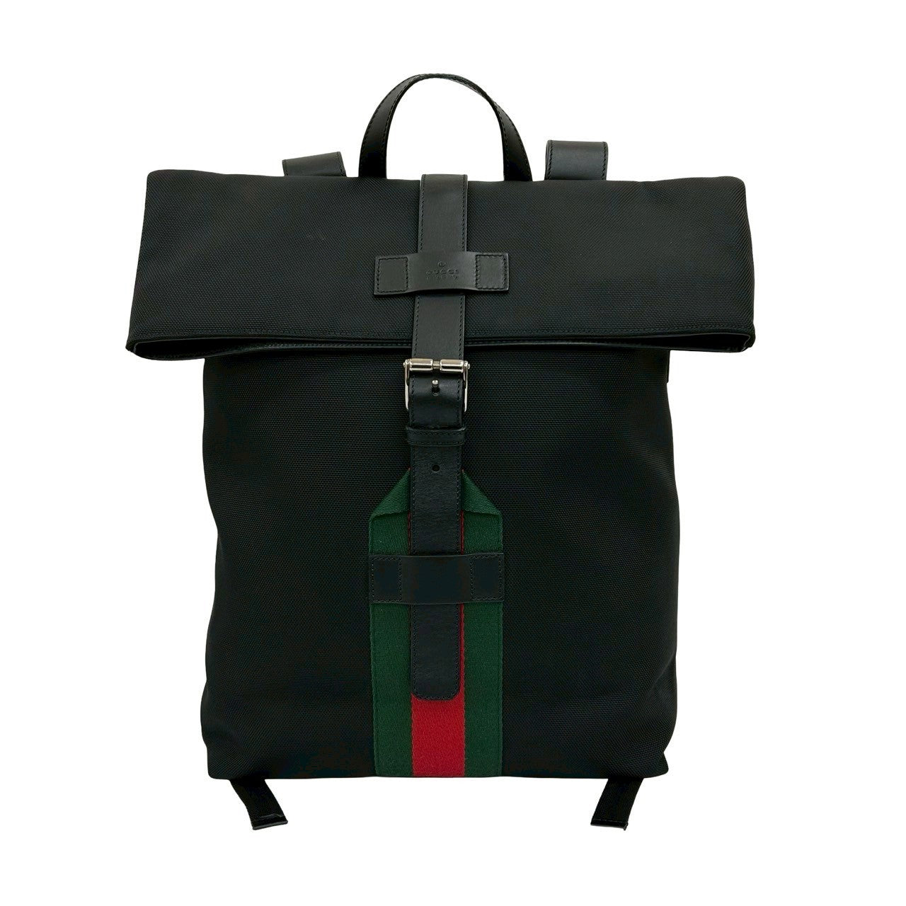 Gucci Backpack Leather Canvas