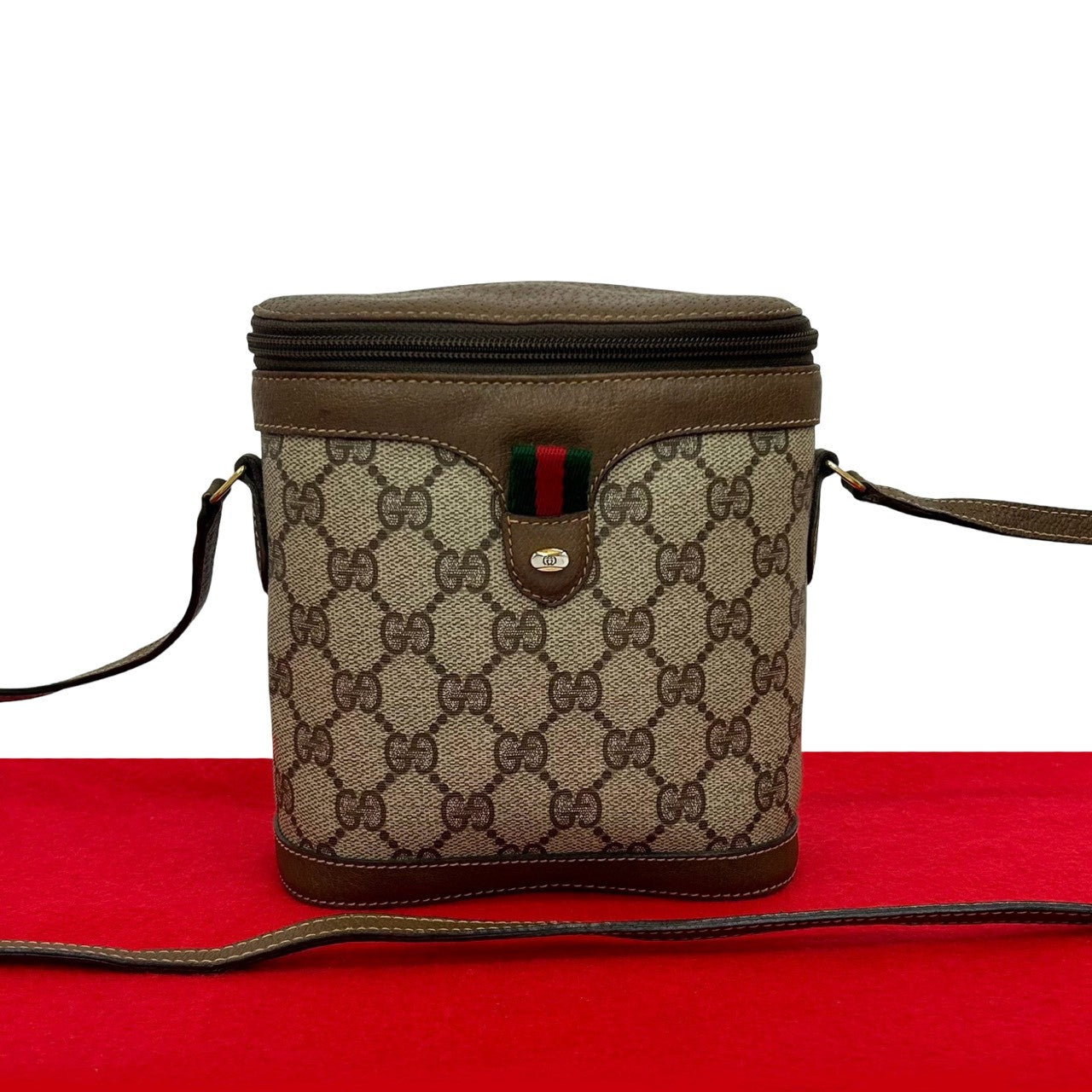 Gucci Pvc Shoulder Bag Leather Logo Bag 8