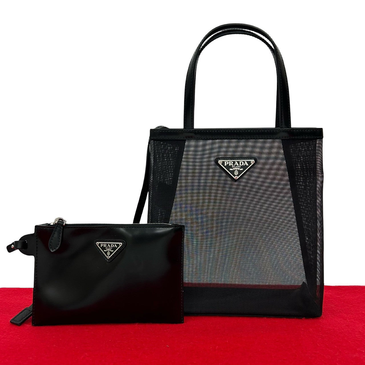 Prada Prada Patent Leather Handbag Travel Bag