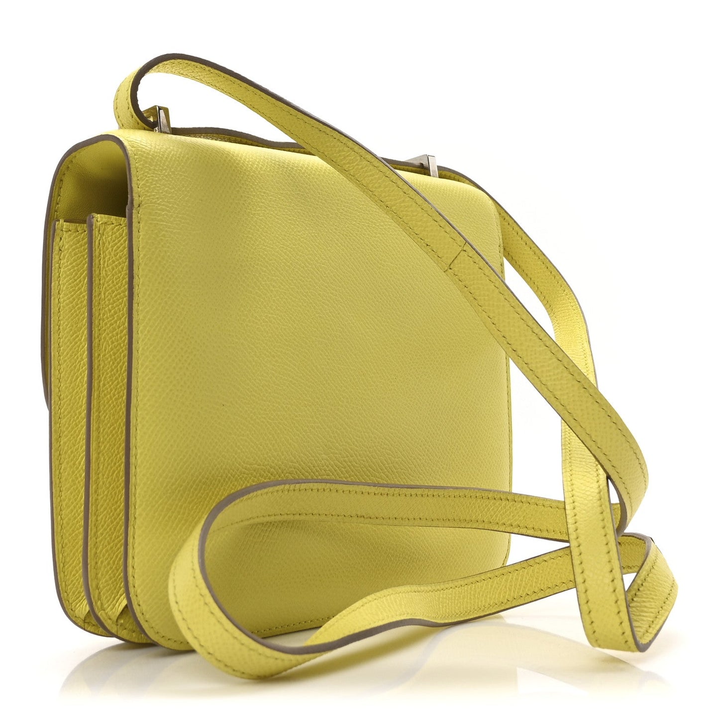 Hermes Epsom Constance Lime Handbag Travel Bag 18 Lime 1737671