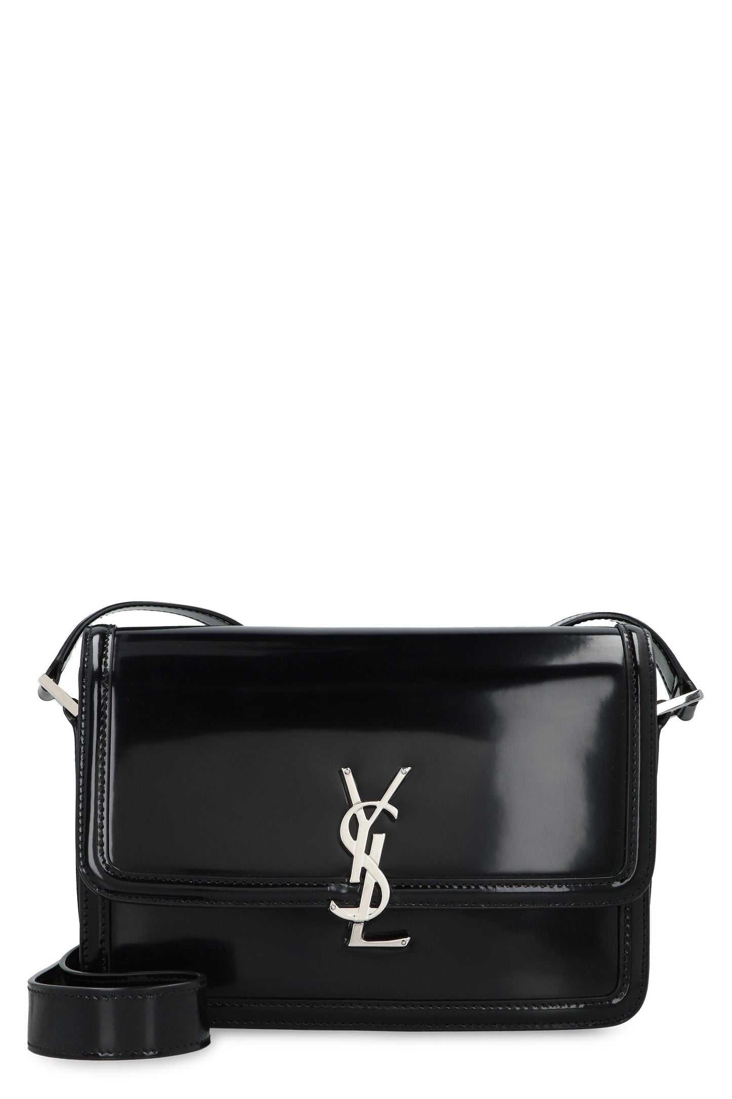 YSL Saint Laurent Saint Laurent Trending Men Solferino Messenger Bag Leather Black Travel Bag