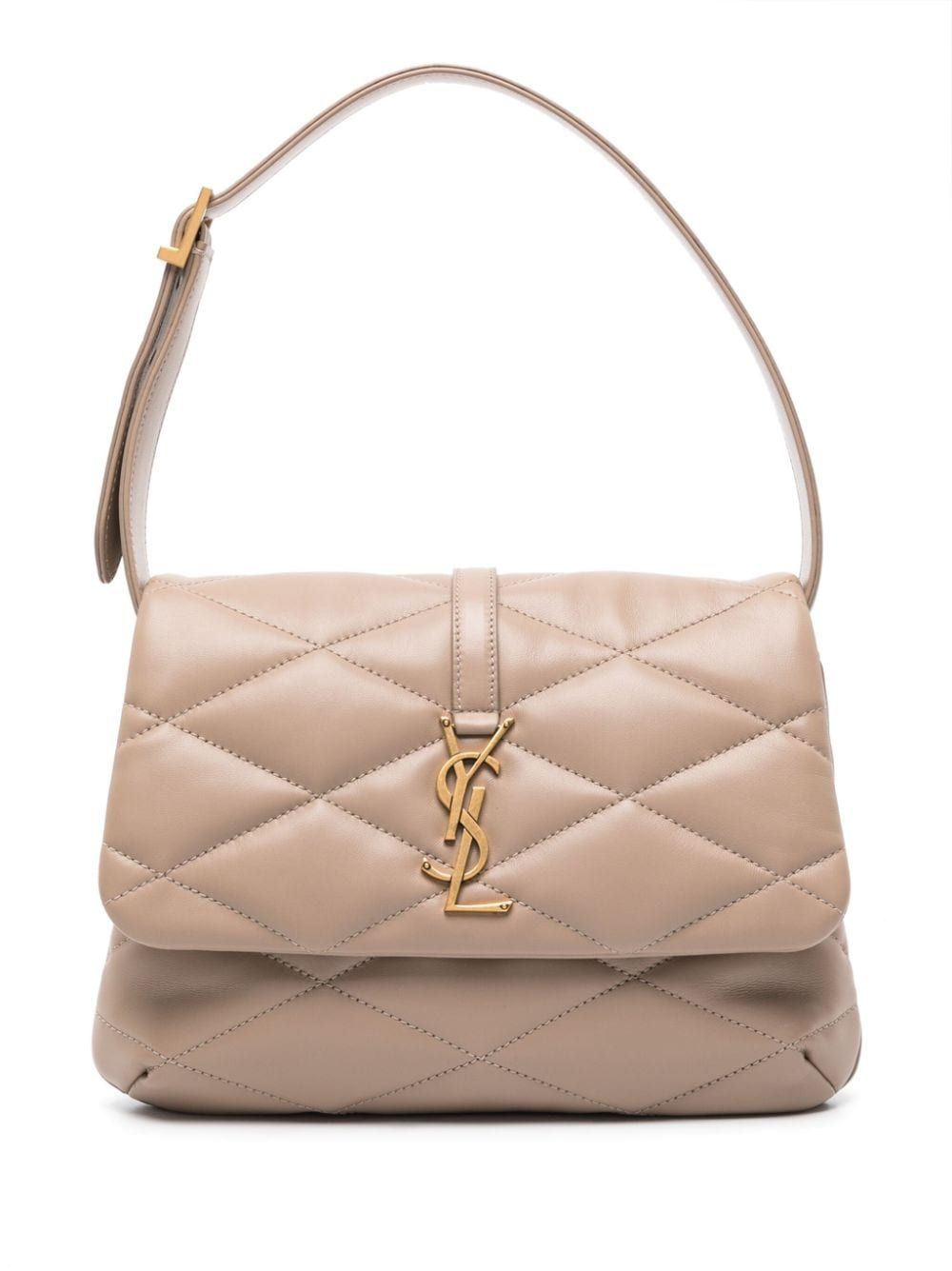 YSL Saint Laurent Saint Laurent Trending Women Le5A7 Taupe Padded Shoulder Bag