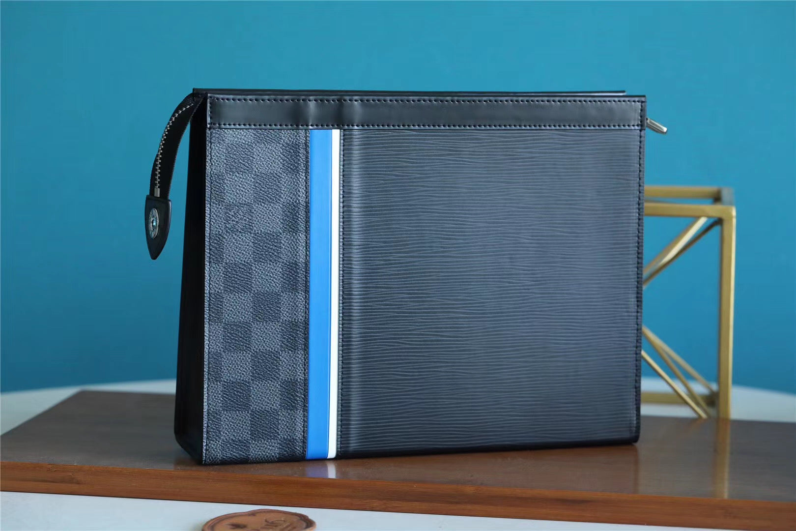 Top Quality Pochette Voyage Mm Epi Damier Canvas Black Travel Bag