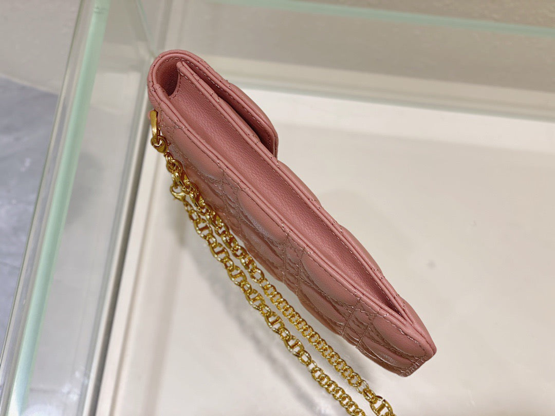 Caro Phone Holder Cd Pink Chain Travel Bag