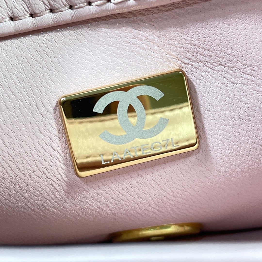 CHLMini Hardware PiNike , ’s Gold Flap Shoulder Bag