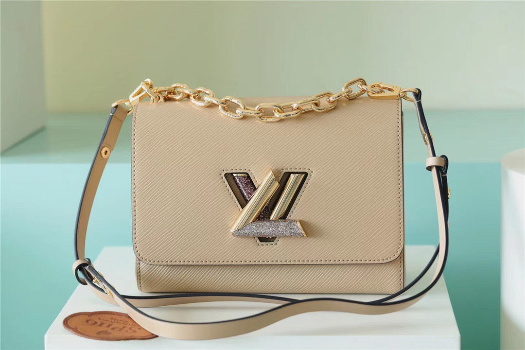 Top Quality Twist Mm Epi For Women Beige Crossbody Bag