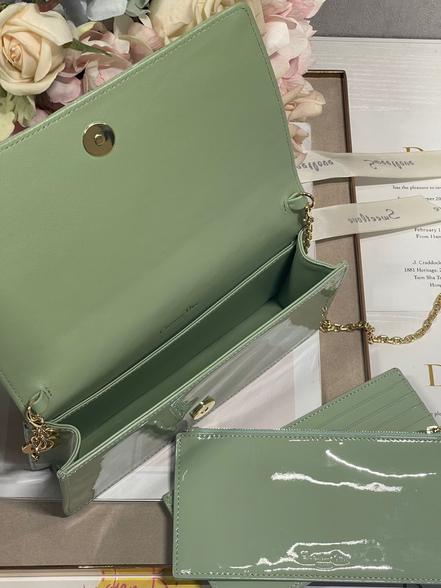 Lady Pouch Seafoam Cd Travel Bag