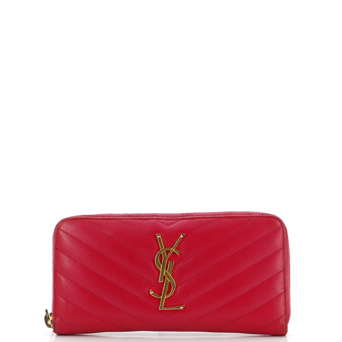 YSL Saint Laurent Saint Laurent Trending Classic Zip Around Wallet Leather Matelasse Travel Bag