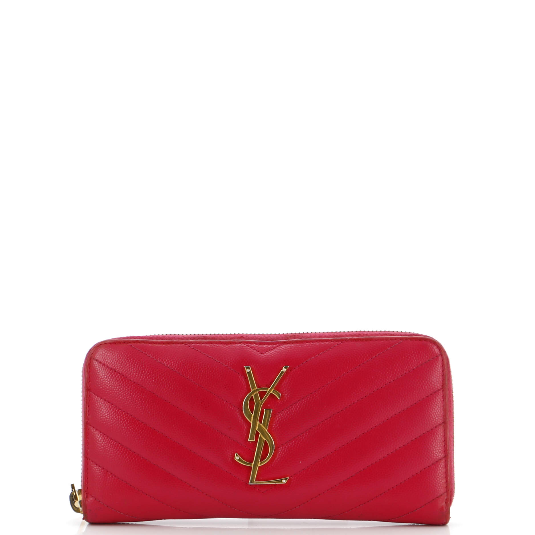 YSL Saint Laurent Saint Laurent Trending Classic Zip Around Wallet Leather Matelasse Travel Bag