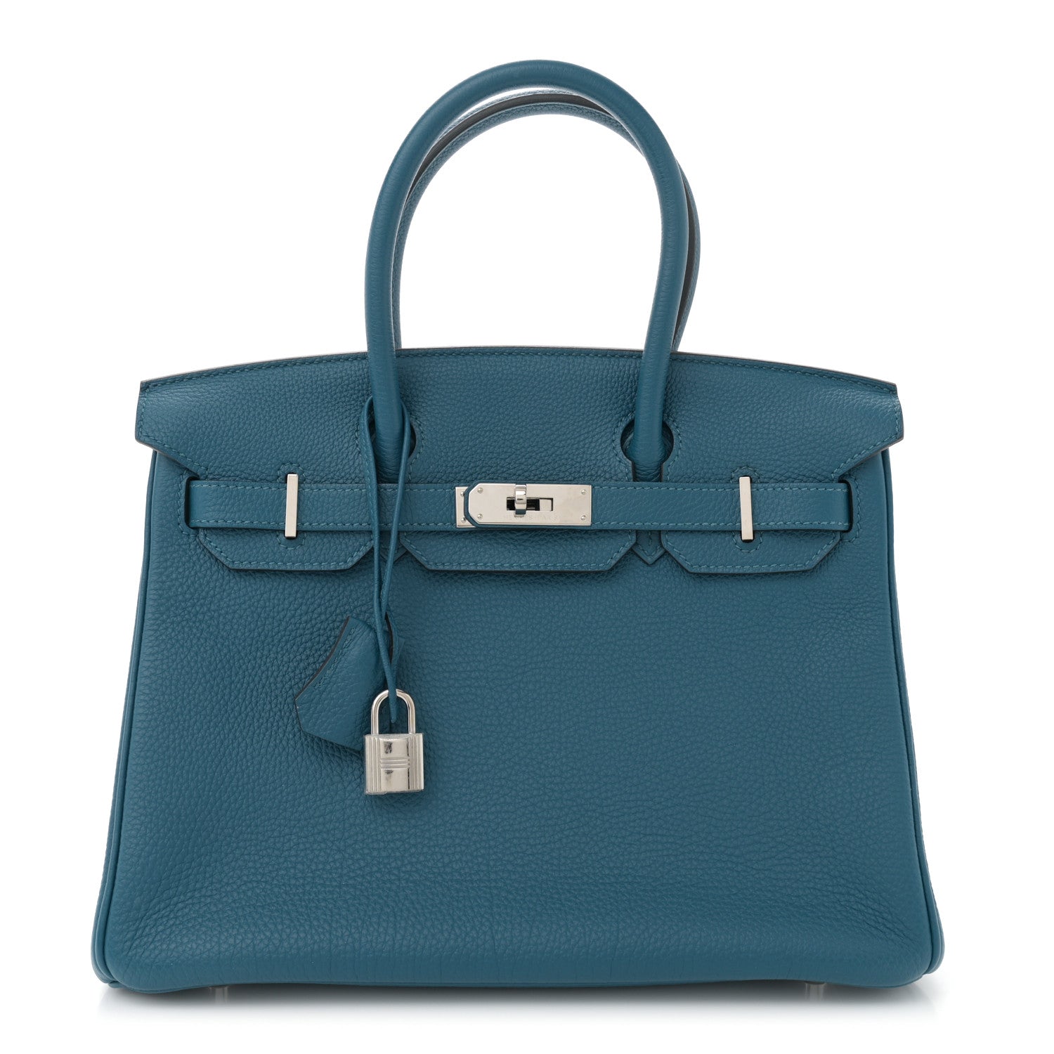 Hermes Togo Birkin Bleu De Galice Handbag Travel Bag