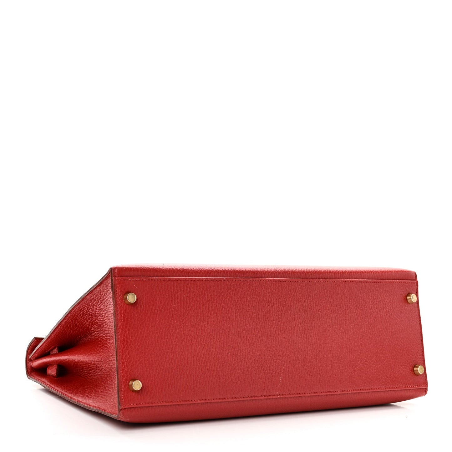 Hermes Ardennes Kelly Sellier Rouge Vif Handbag Travel Bag