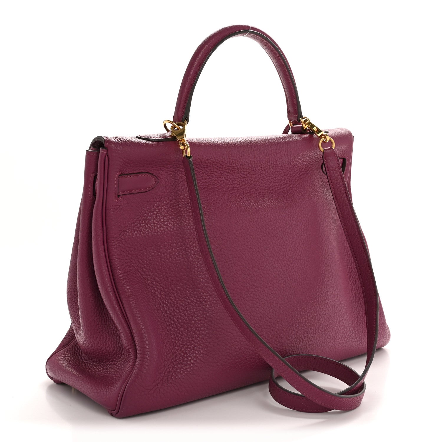 Hermes Taurillon Clemence Kelly Retourne Tosca Handbag Travel Bag